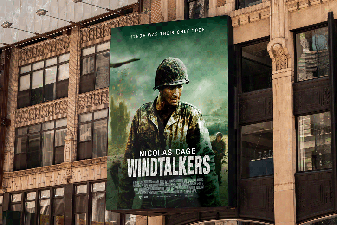 heroism manipulation movie Outdoor print soldiers War movieposter windtalkers