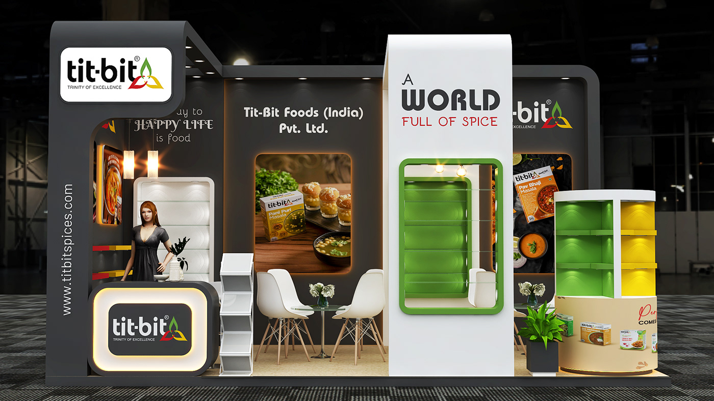Exhibition Design  Stand booth Exhibition  Event 3D Exhibition Booth design stand design expo