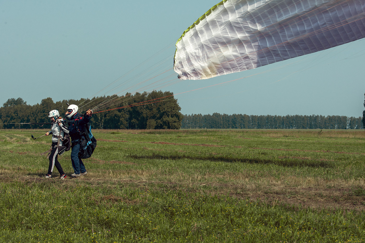 Day Fly forest happy paragliding Photography  reportage Russia summer weekend