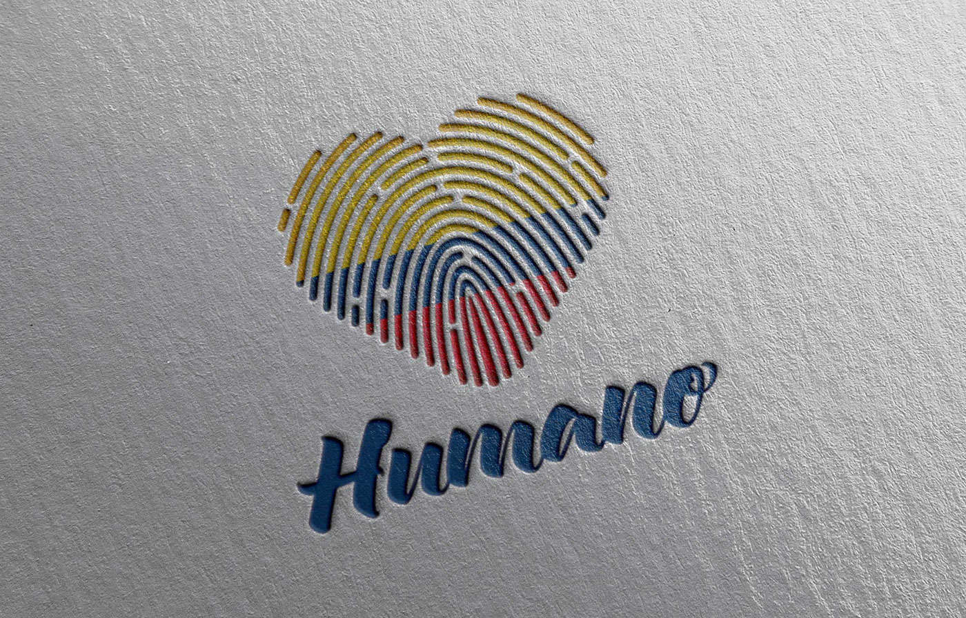 brand marca logo color branding  humano heart colombia