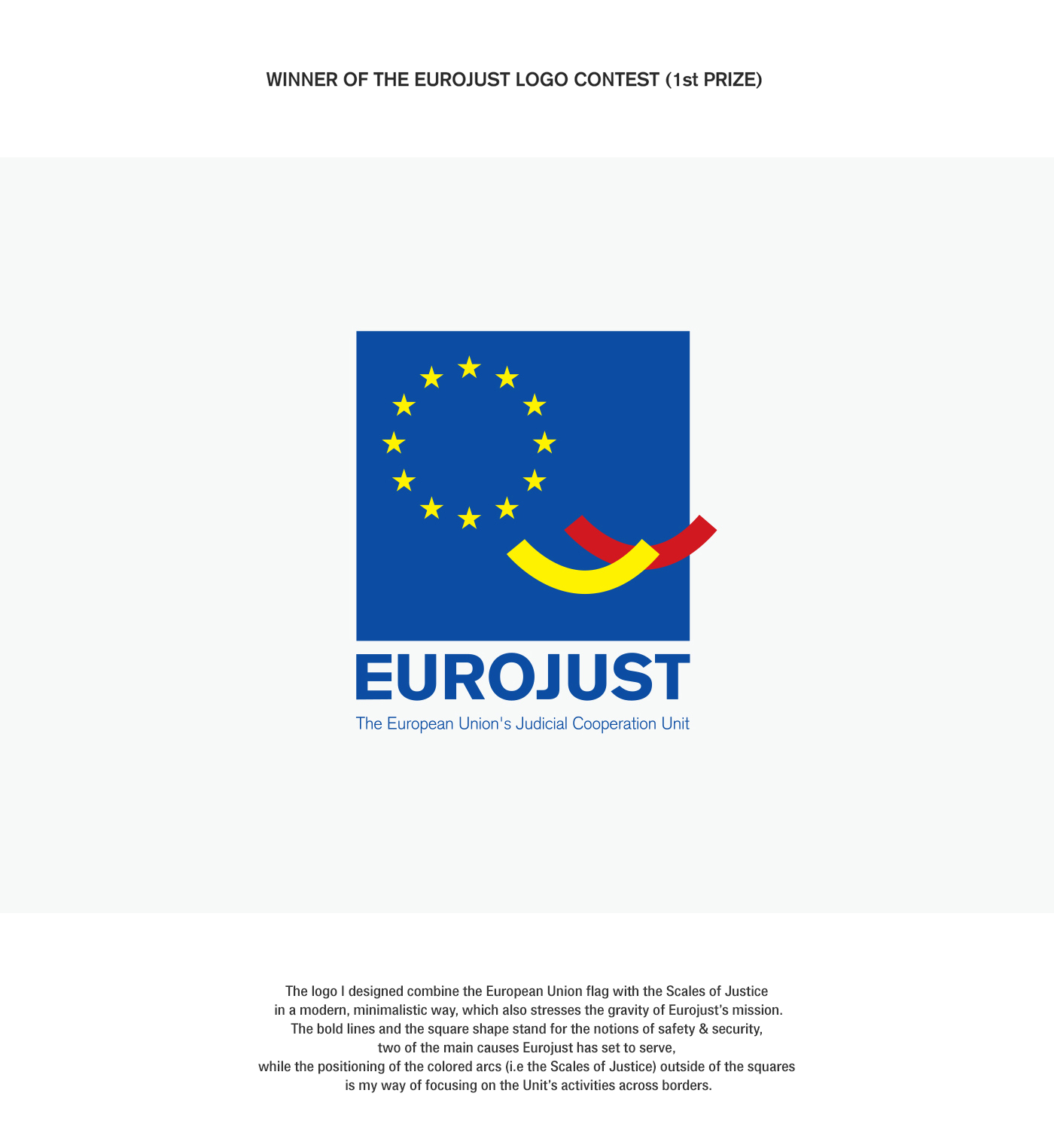 logo competition logo contest contest European Union European Justice judicial minimal bold