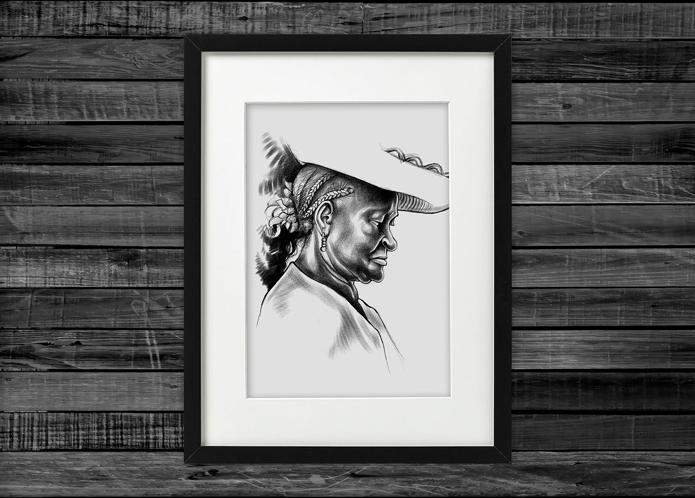 afro carboncillo charcoal comunidades negras Digital Art  Drawing  ilustracion painting   portrait retrato