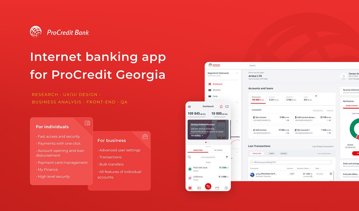 artkai bank ux banking BFSI Fintech Internet Banking mobile banking neobank online banking UX for bank