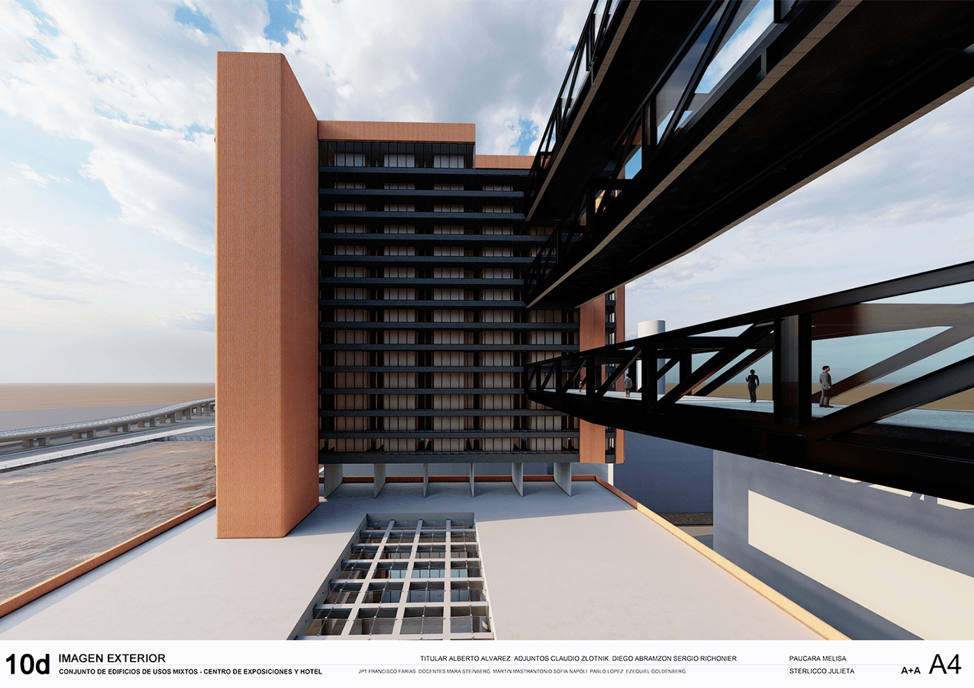building architecture visualization arquitectura diseño hotel CENTRO DE CONVENCIONES 3D