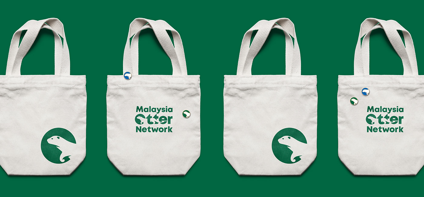 Animal Branding animal logo branding  environment extinct animals malaysia non profit organization otter society