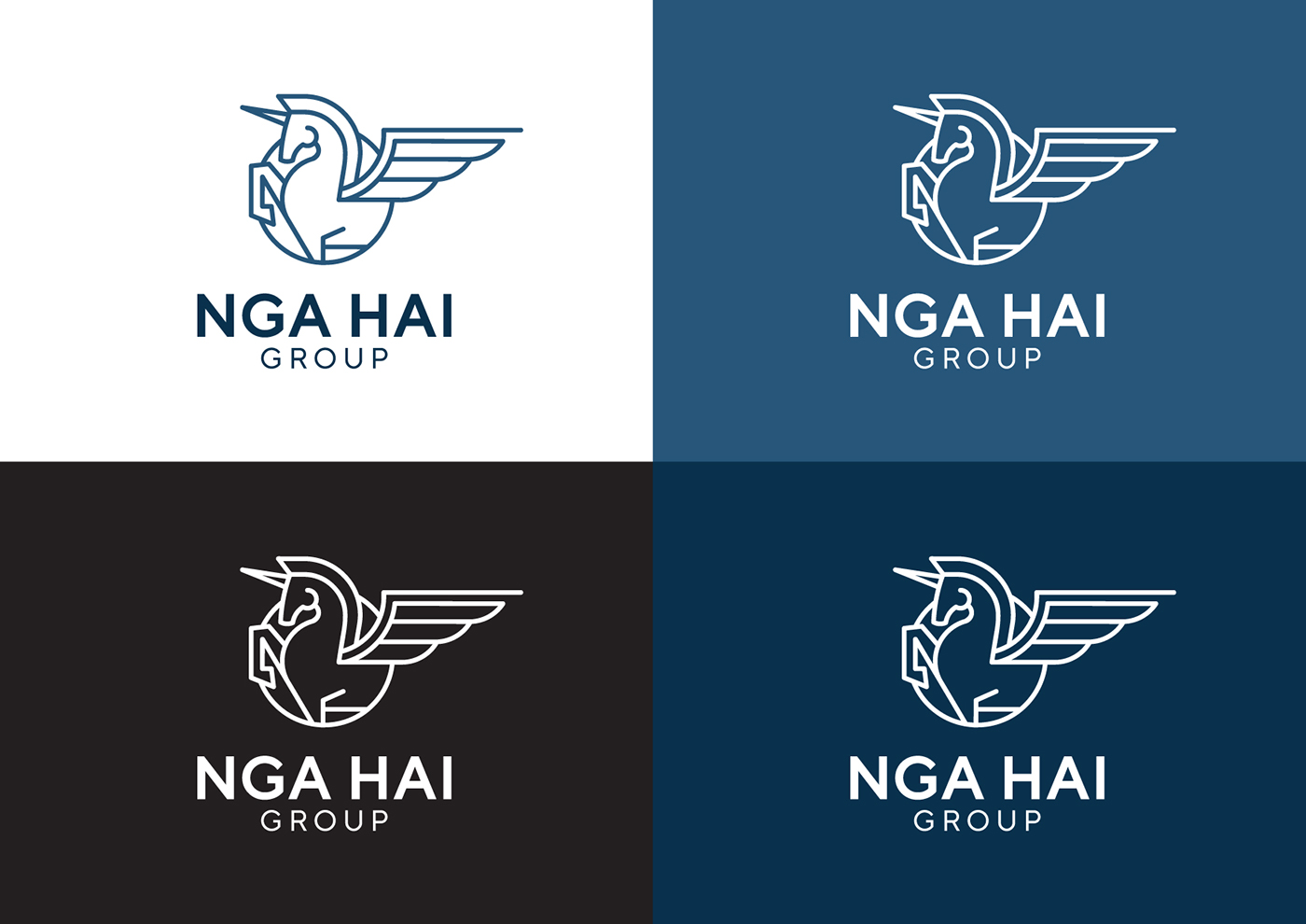 brand identity logo horse Icon vietnam hanoi graphic design  mark