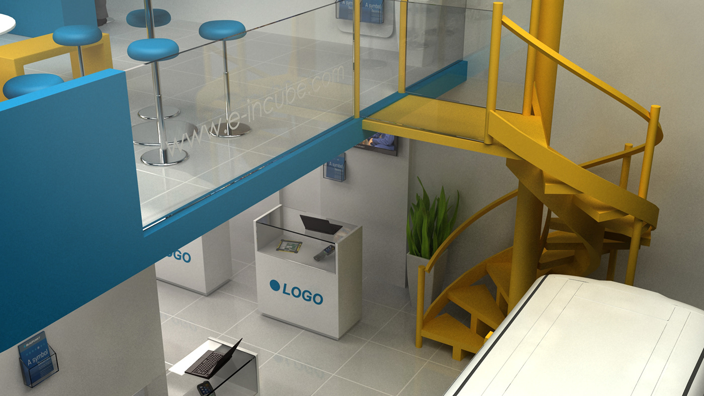 booth design 3D dubai