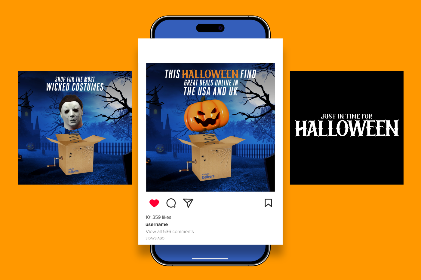 animation  social media Social media post Halloween instagram JackInTheBox pumpkinking