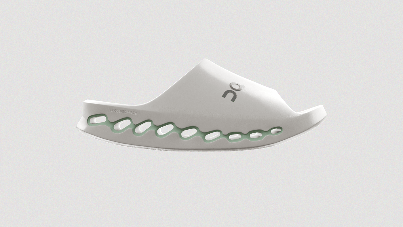 footwear design On running slides Sandals shoes Fashion  sneakers footwear product design  3D