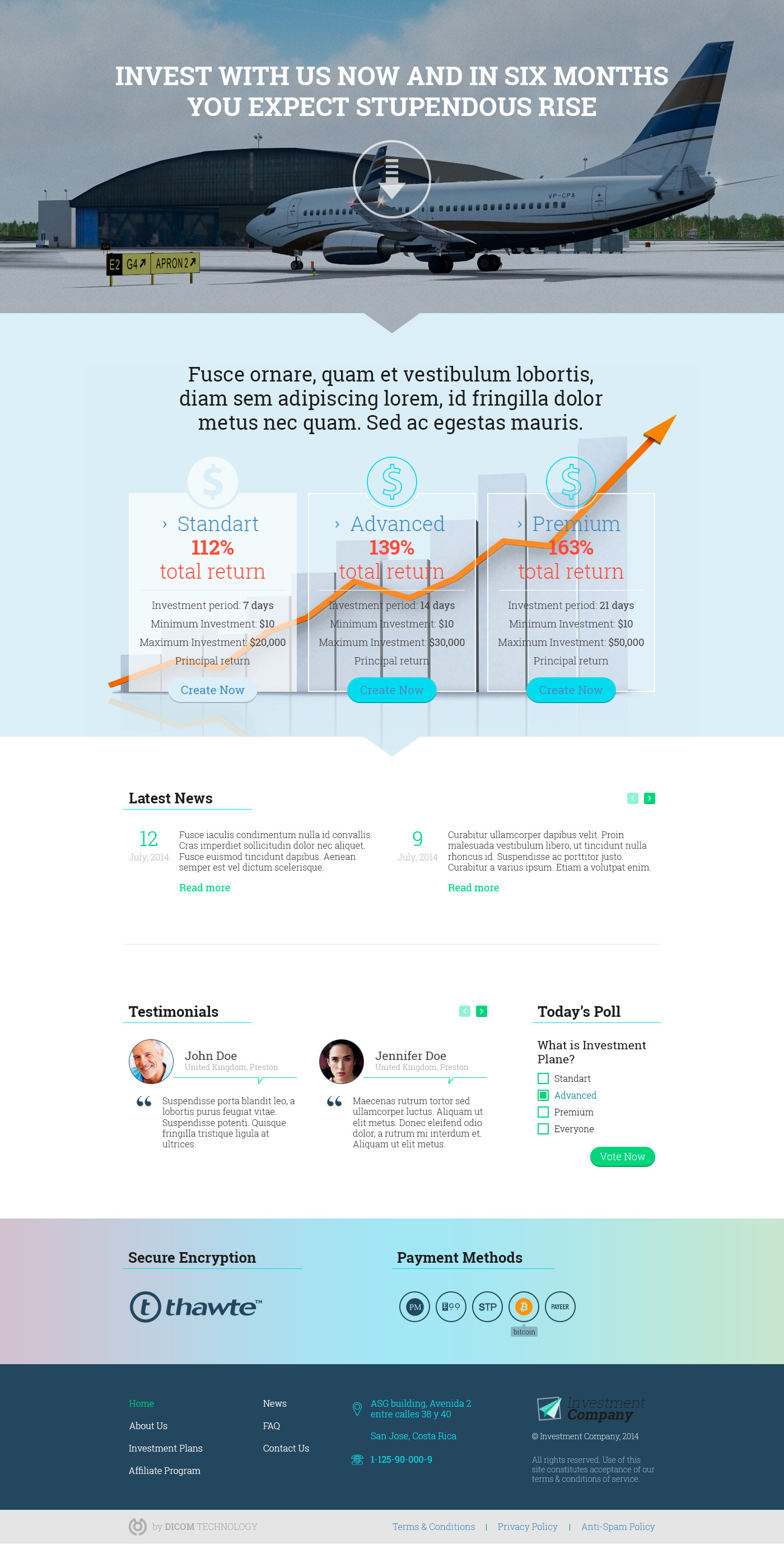invest Investment free psd download landing page UI ux dicom technology free psd