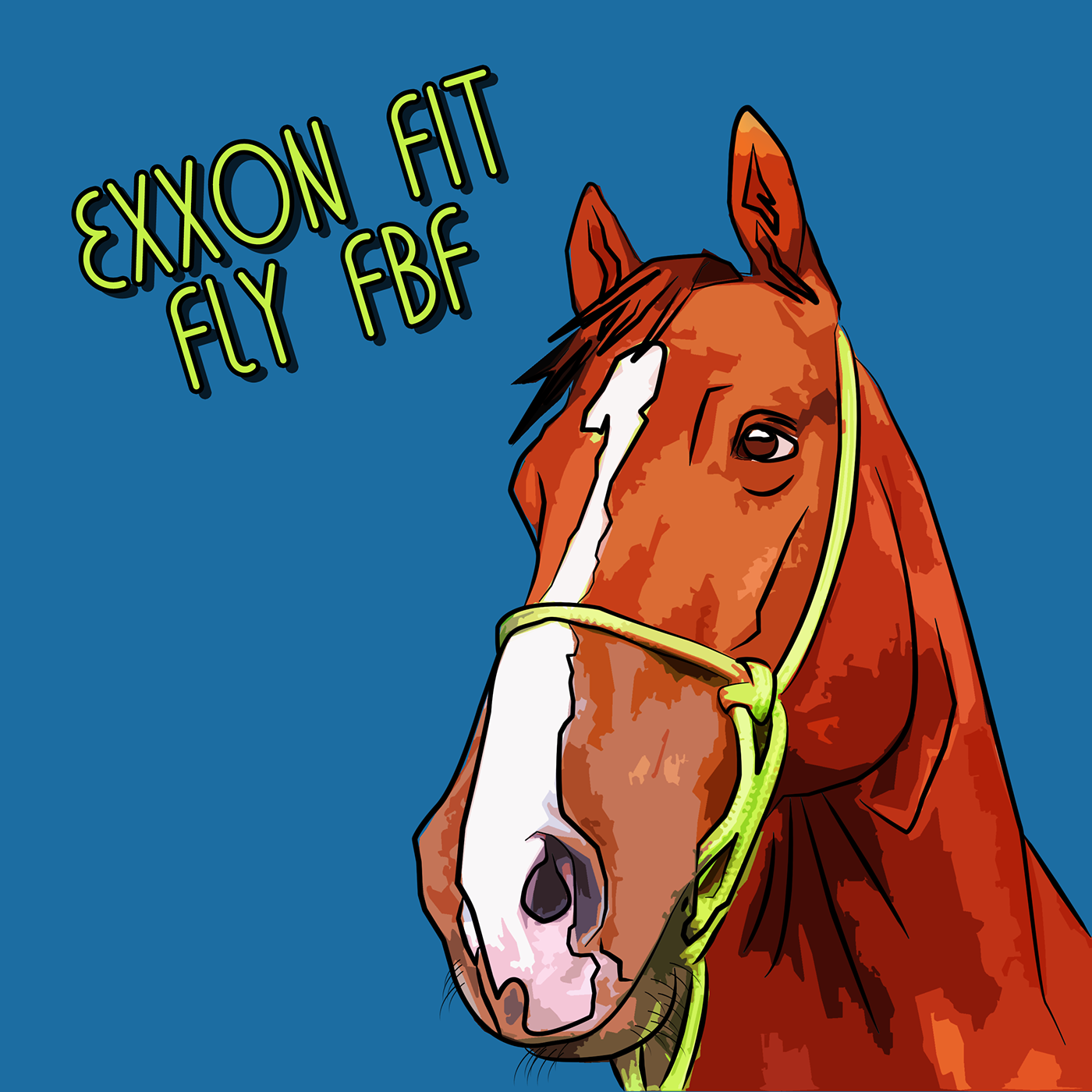 horse animal Drawing  Digital Art  artwork digital illustration Graphic Designer