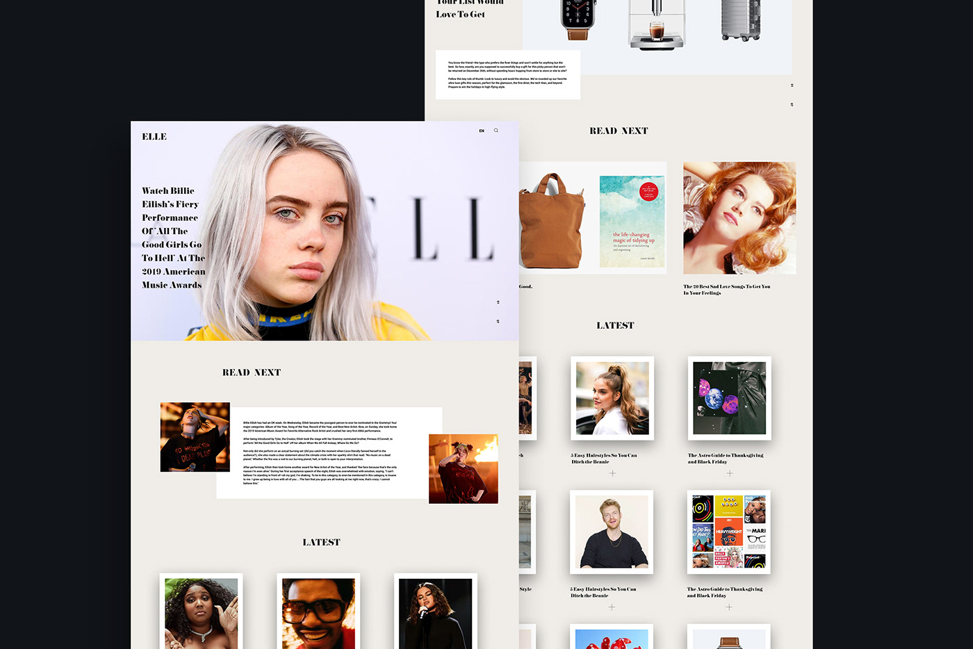 Web news Blog clean magazine store Fashion  UI ux Shopify