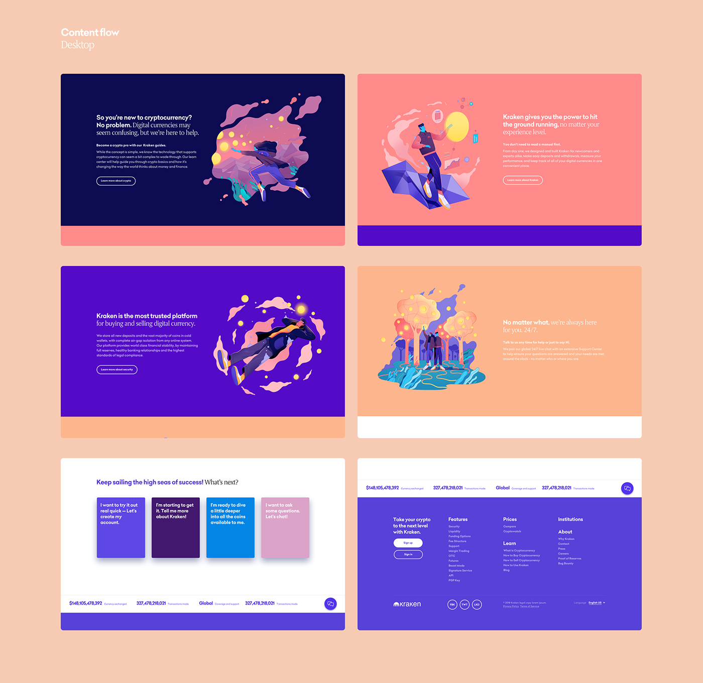 design brand colors crypto cryptocurrency ILLUSTRATION  interaction Webdesign art direction  product design 