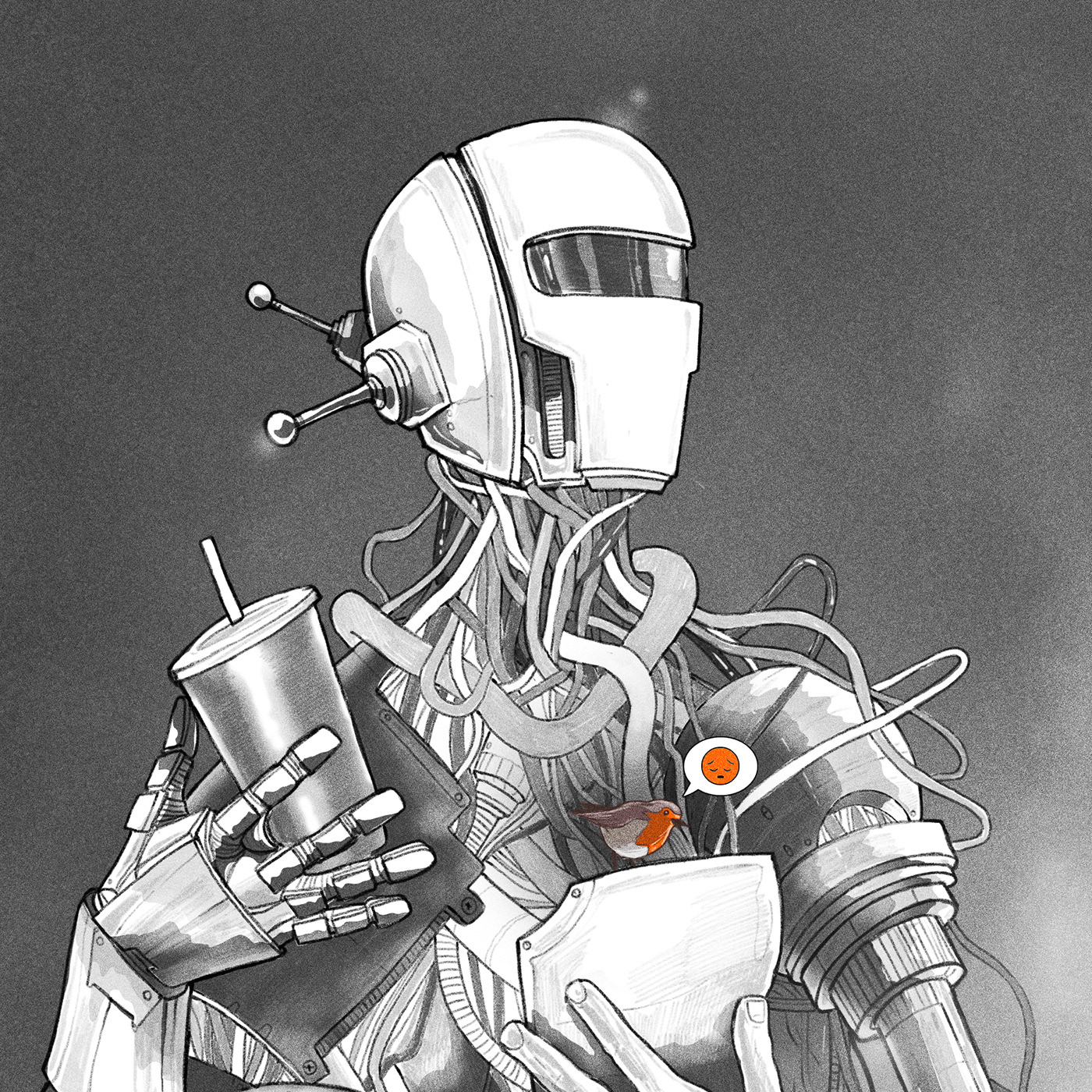 cryptoart fantasy multiverse nft nftdrop robot Scifi Scifi Illustration scifiart Space 