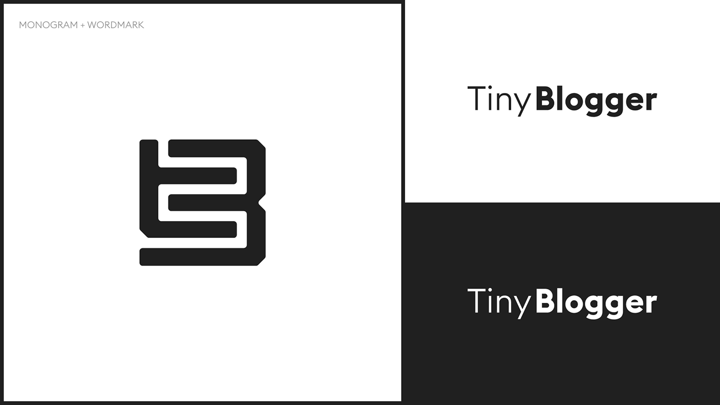 Blog Brand Design design identity logo Logo Design monogram Website wordmark