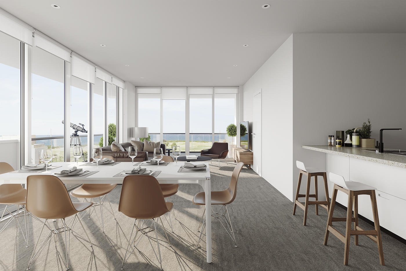 apartment house realestate visual Render Australia teracce