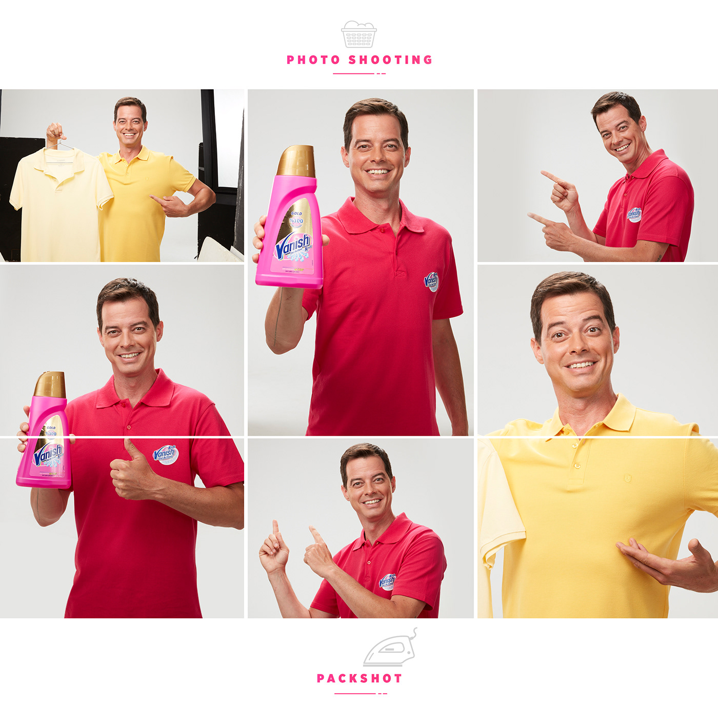 vanish pink Alp Kırşan Celebrity tvc social media Advertising  Rooster detergent