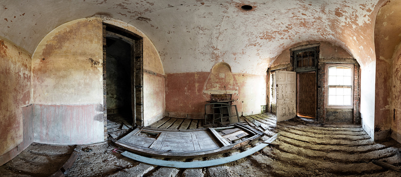 Adobe Portfolio abandoned architecture Diorama fort Idlequarters panorama