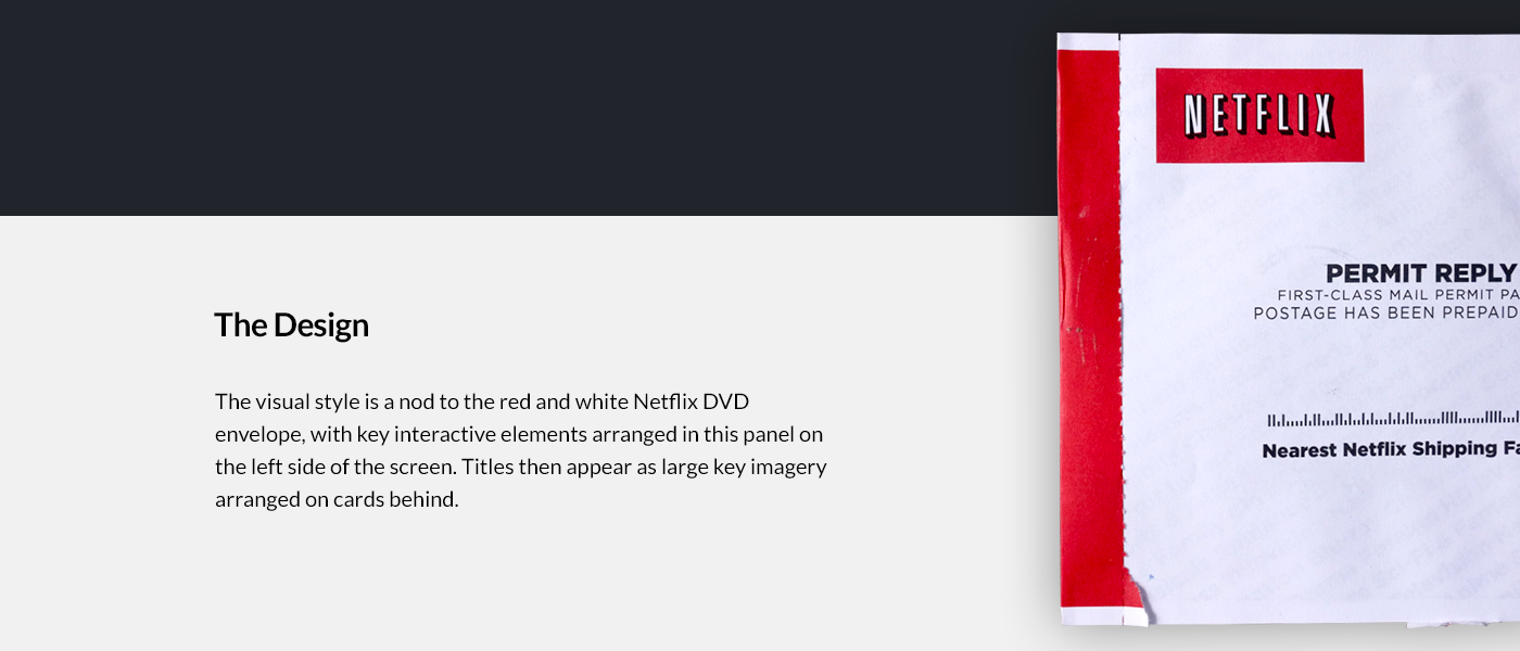 Netflix redesign Experience tv television Movies video UI ux