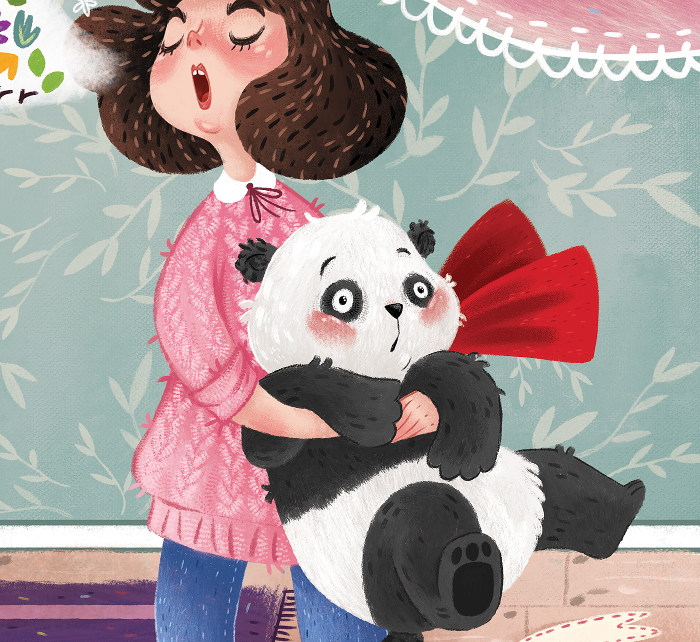 ILLUSTRATION  cute animals Panda  childrensillistration digital