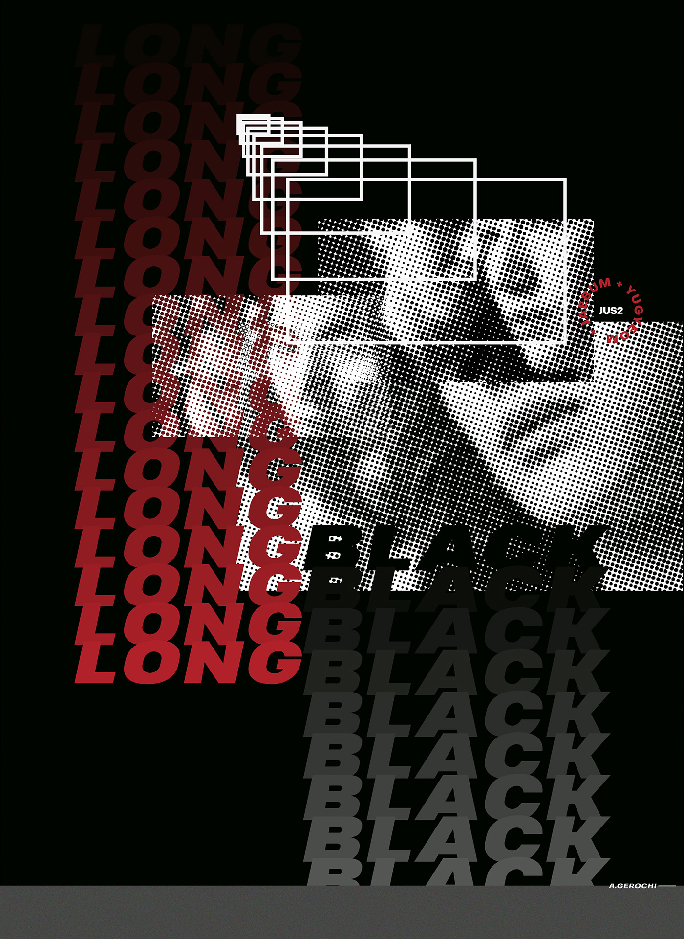 poster Poster Design typographic poster typography   editorial print black type kpop got7