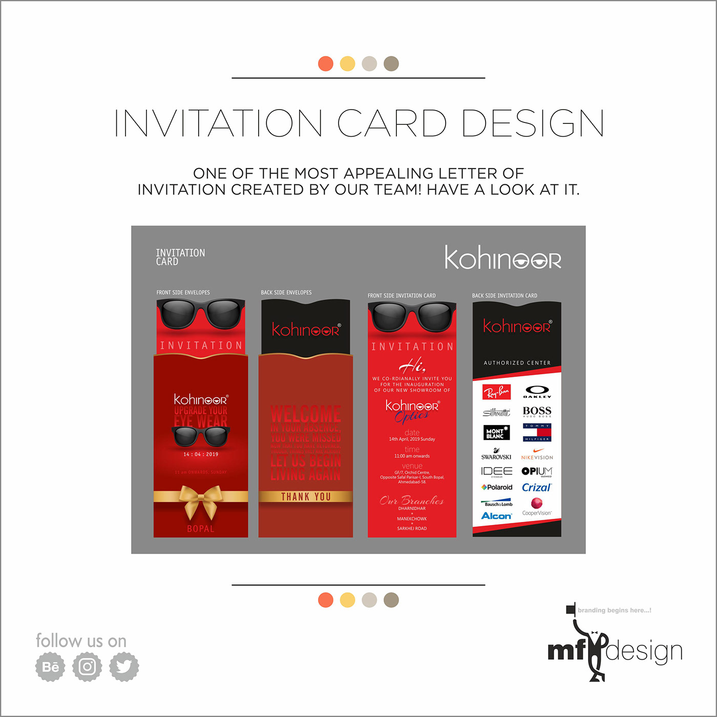 insta design Invitation Card Design