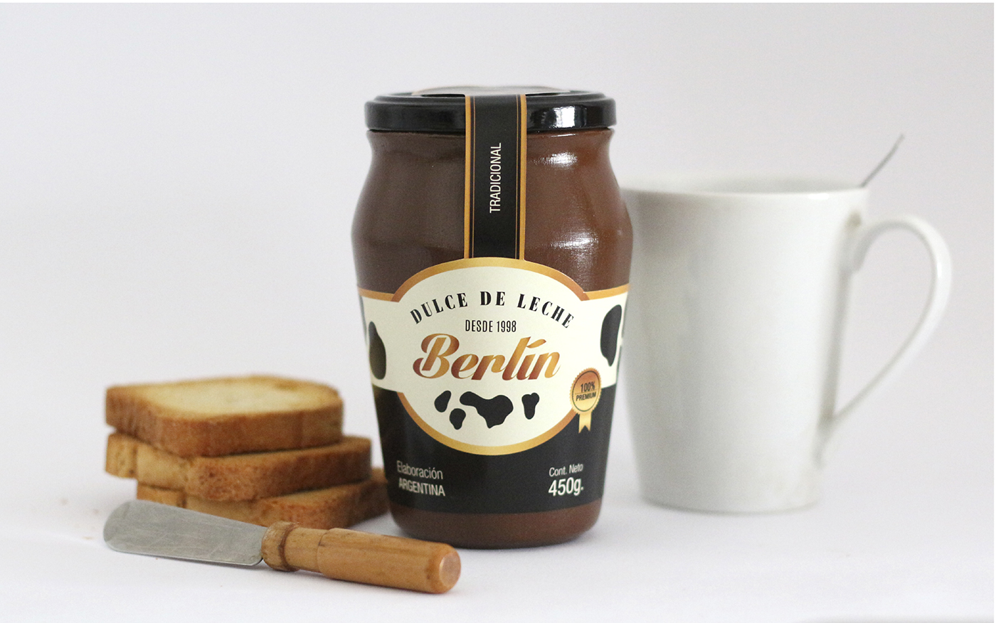 Packaging etiquetas dulce de leche marcas Label design graphic catedra bermudez envase