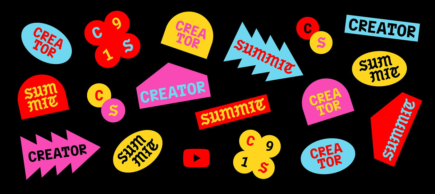 creator design Event identity lettering logo Logotype typography   youtube YouTubers