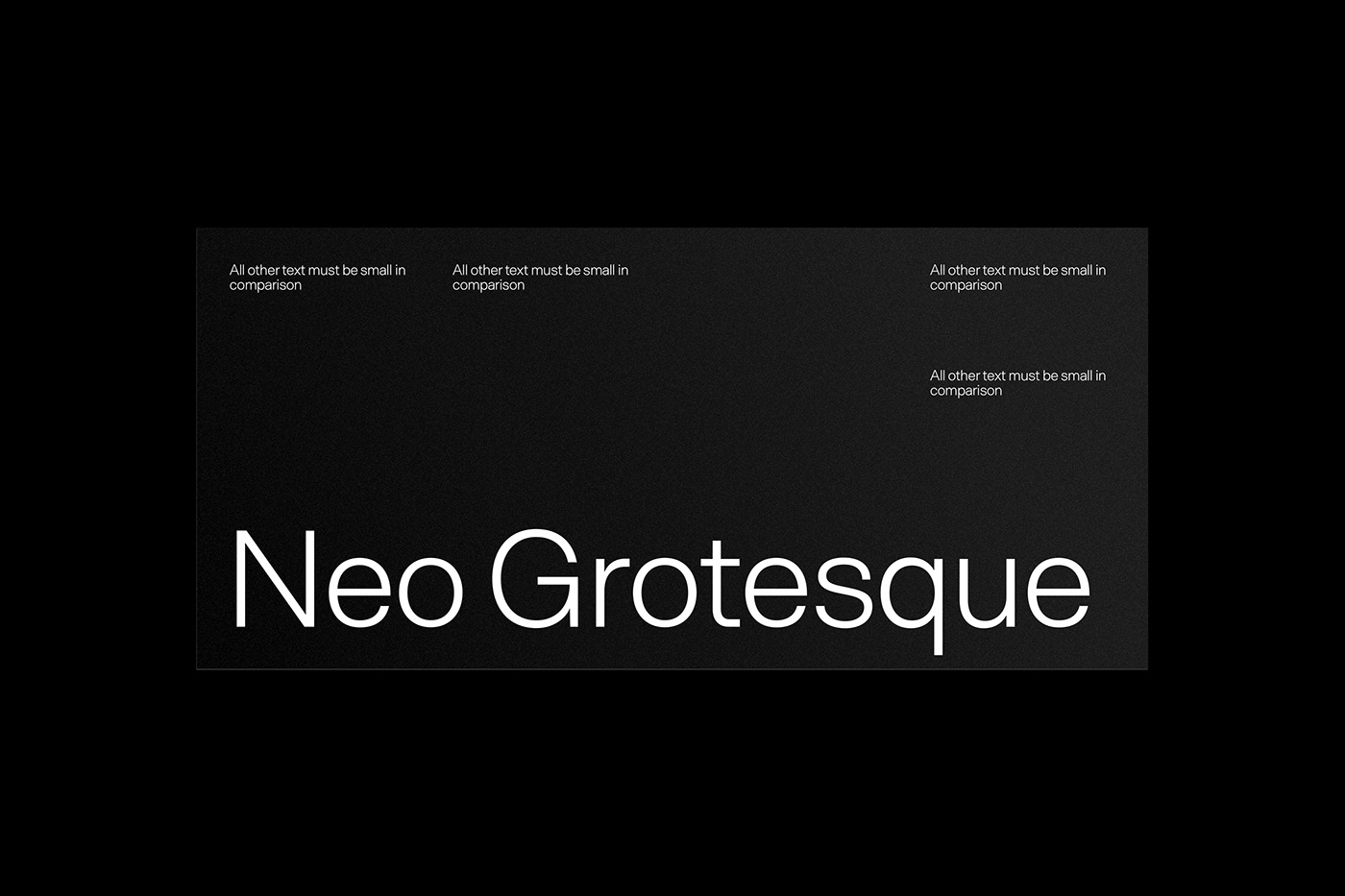 Typeface sans-serif neo-grotesque swiss modern clean minimal body font functional