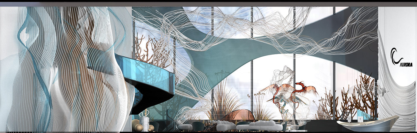 3dmax vray architecture visualization interior design  modern creative design adobe illustrator realistic