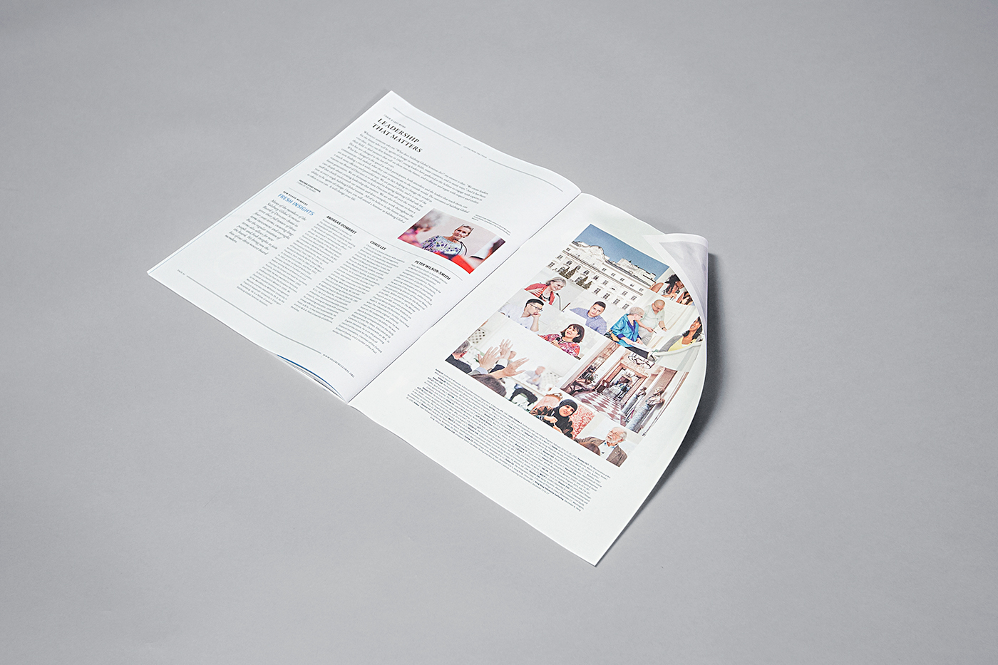 newspaper editorial design  organization annual report magazine Big Format