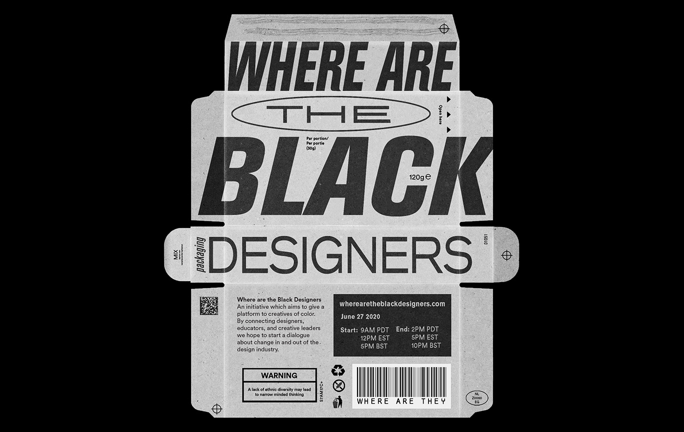 black blackwhite BLM design designers graphicdesign Packaging poster typography   wherearetheblackdesigners