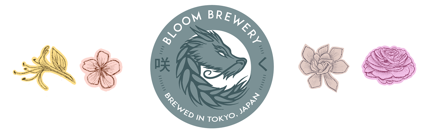 beer japan alcohol bottle dragon brewery Cherry Blossom honeysuckle rose Jasmine