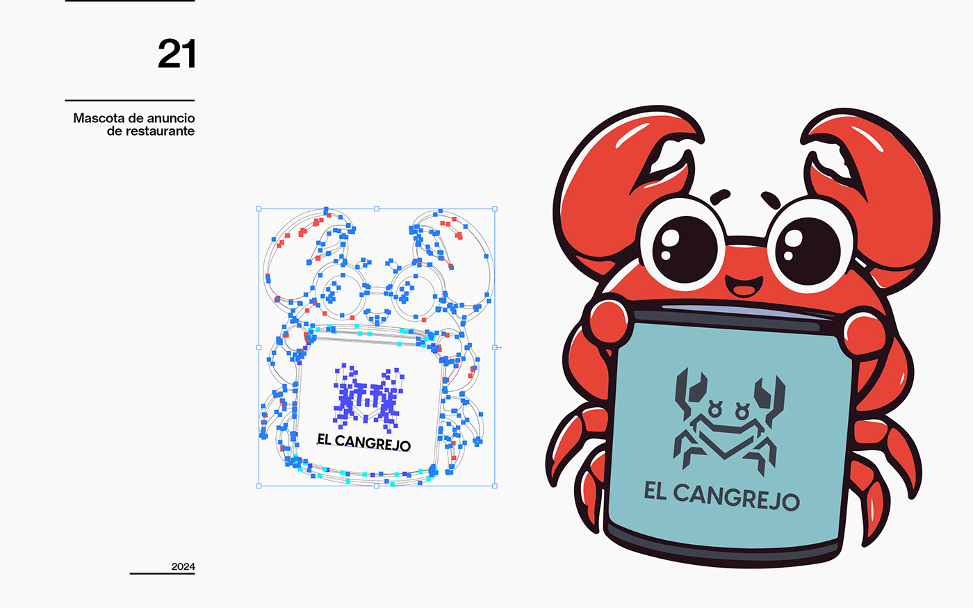 restaurant restaurante marca brand identity identidad spain españa cangrejo crab animal sea mar