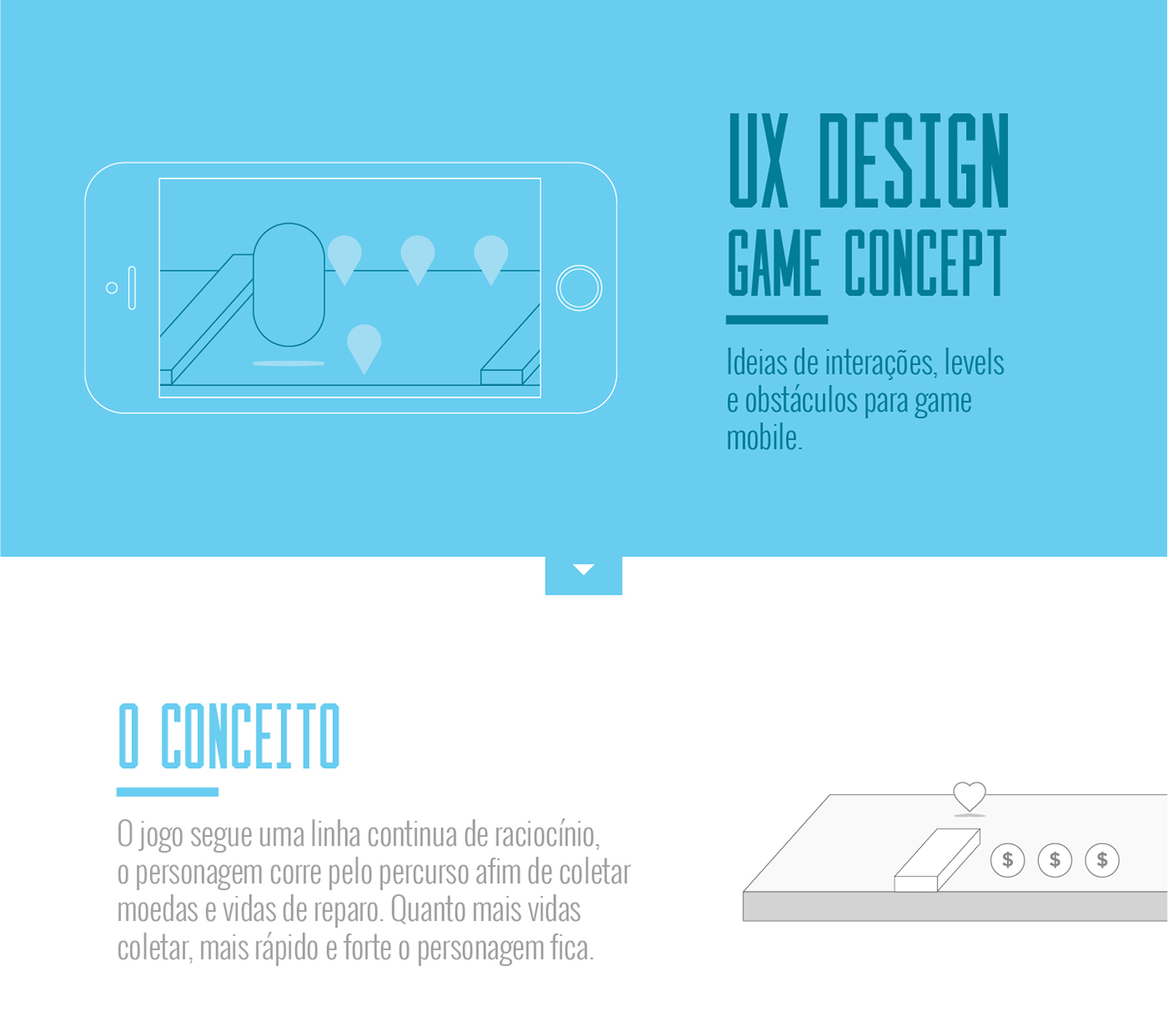 ux UI mobile app application game UX process concept game concept design flat design wireframe idea rascunho Ideia