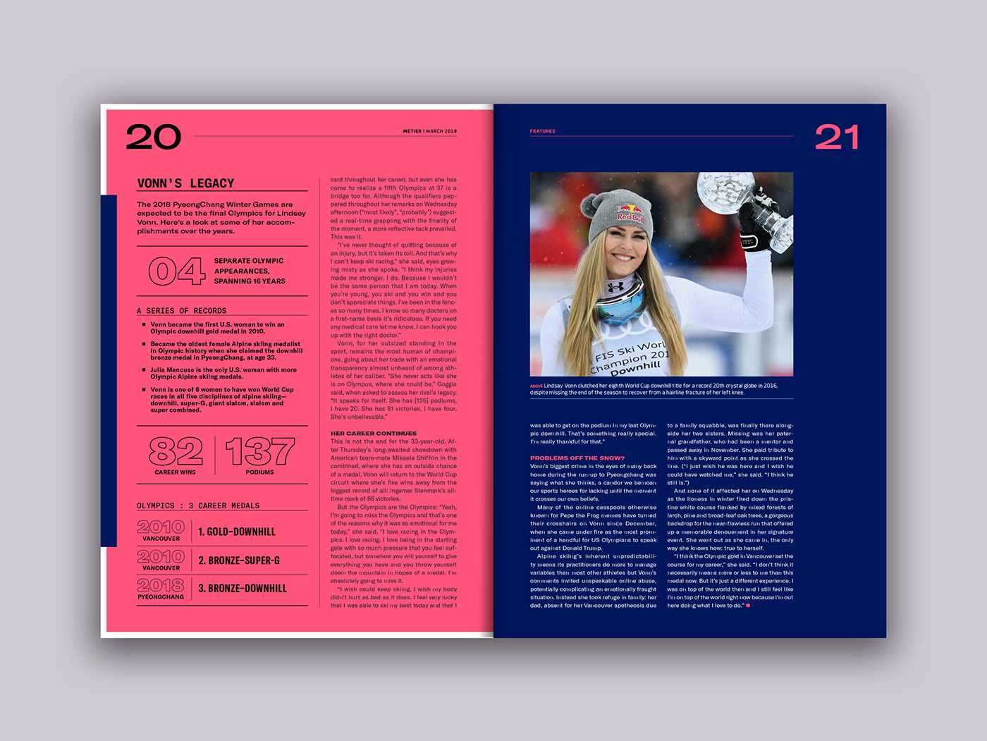 editorial design  publication magazine editorial Sports Mag adobeawards