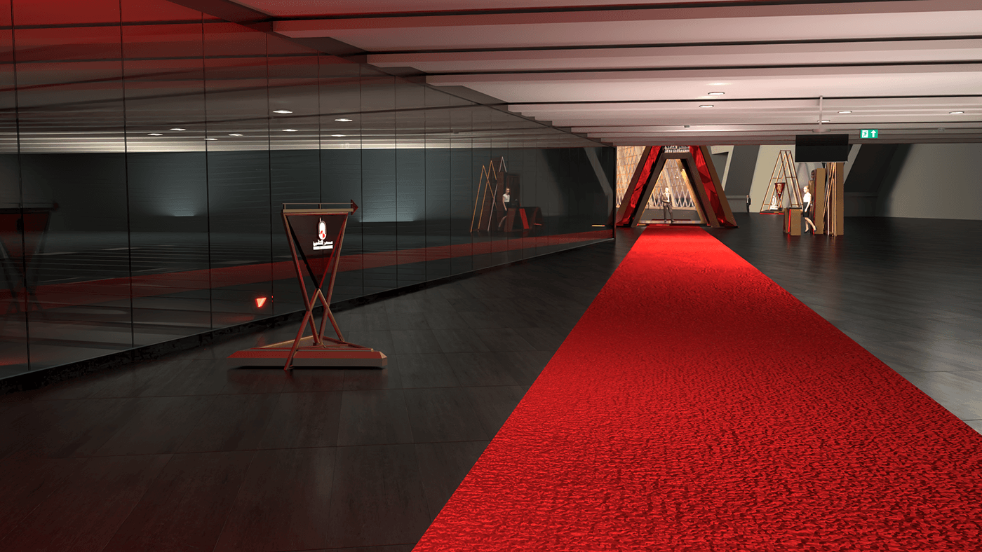 FLOOR 3D 3ds max Render architecture exterior museum history gallery book