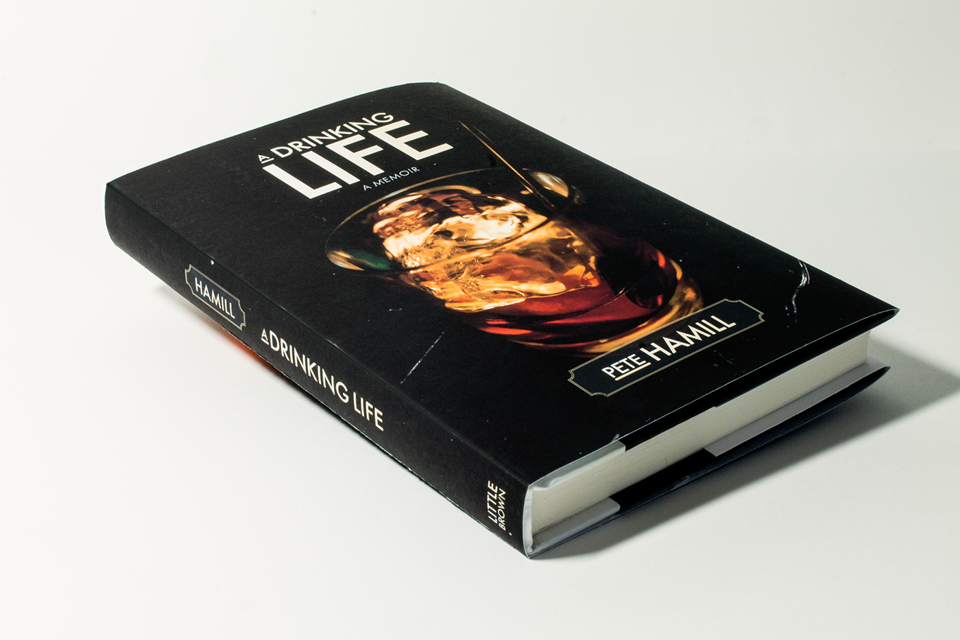 book jacket book jacket book design a drinking life Pete Hamill