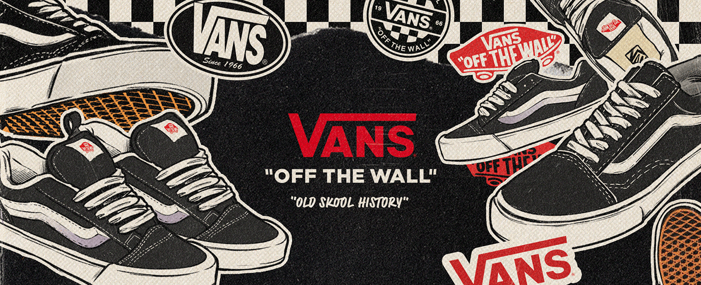 Vans off the wall shoes cover
