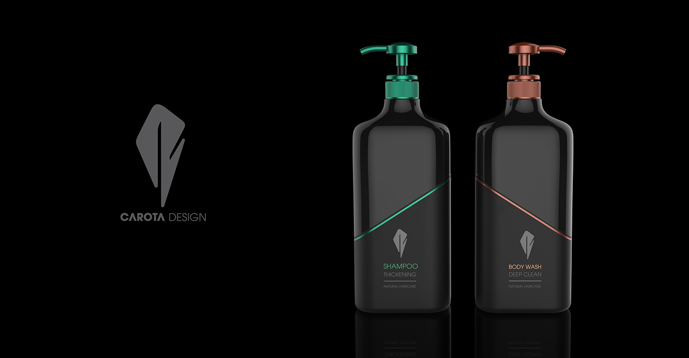shampoo Body Wash Label Packaging graphic