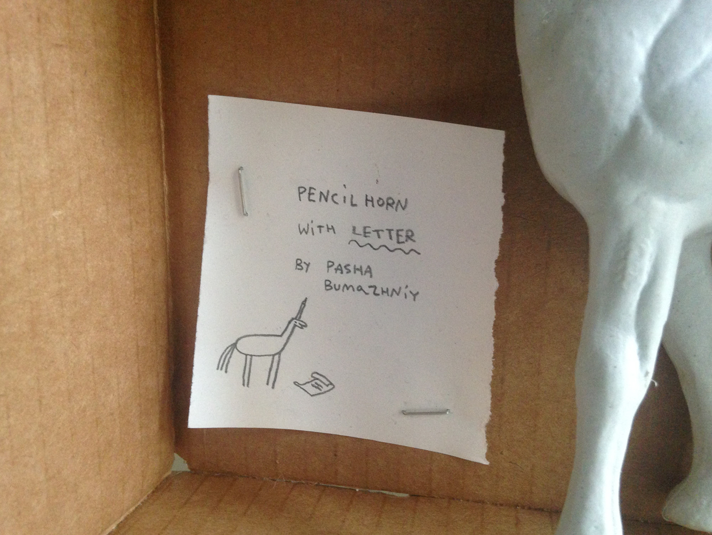 foundobject horse ikea Magic   pashabumazhniy pashka pencil readymade toy unicorn