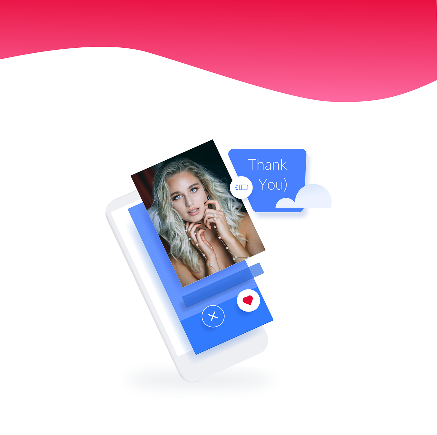 app design concept Dating videochat surprise Hotshot user interface interaction