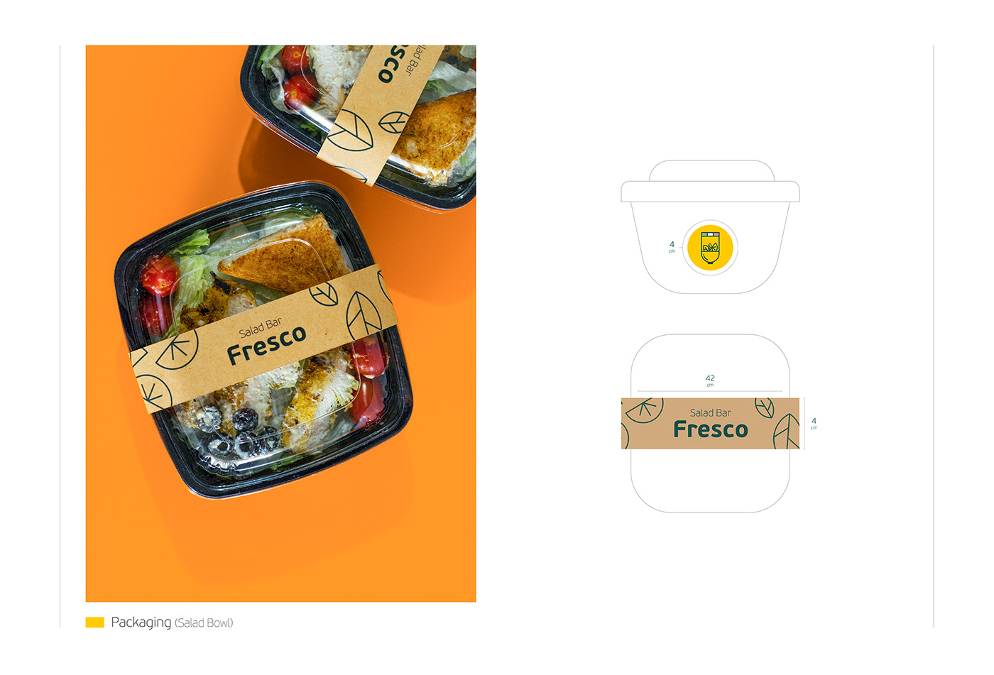 brandidentity branding  fastfood fresco logo logodesign restaurantlogo salad salad bar saladbar