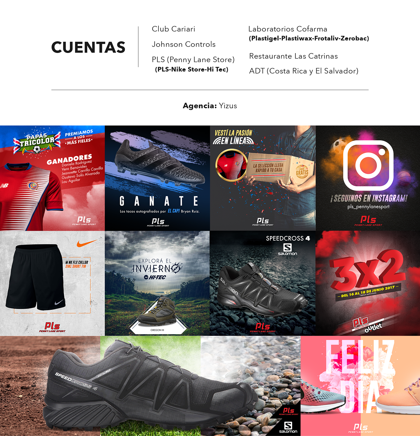 sports Deportes Retail digital Mockup pls facebook instagram Costa Rica contenido
