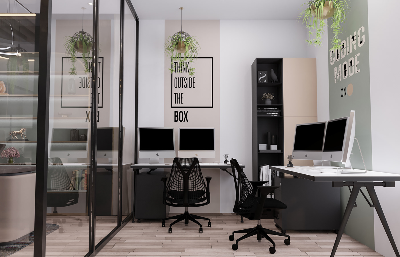 interior design  branding  Brand Design Office 3ds max corona design Interior visualization Office Design