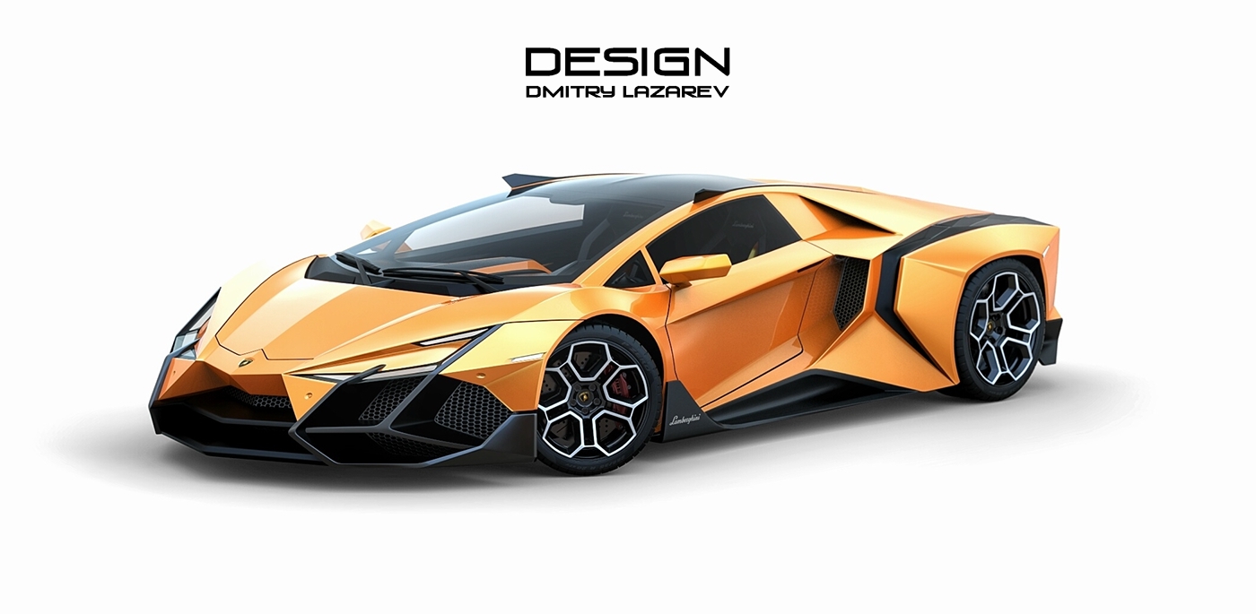 concept lamborghini Dmitry Lazarev Forsennato sportcar supercar
