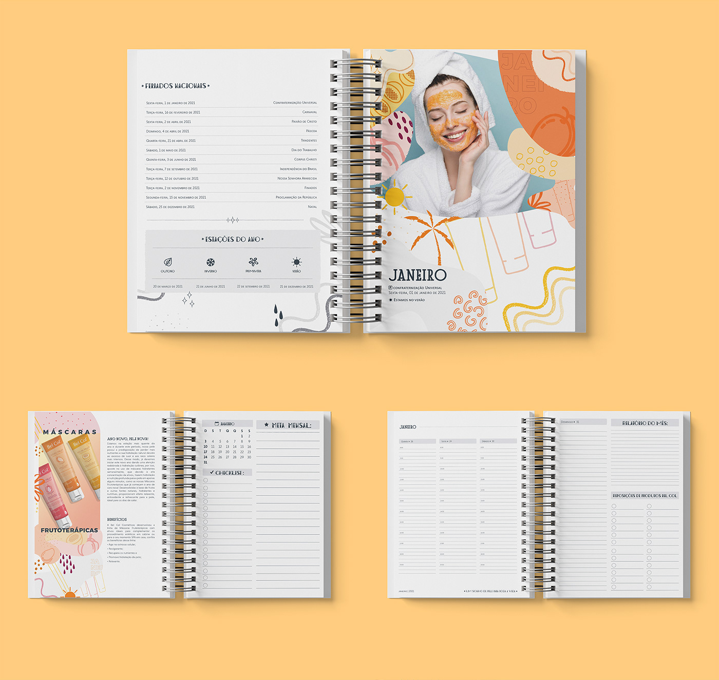annual planner book editorial design  Editorial Project planner graphic design  Bullet journal