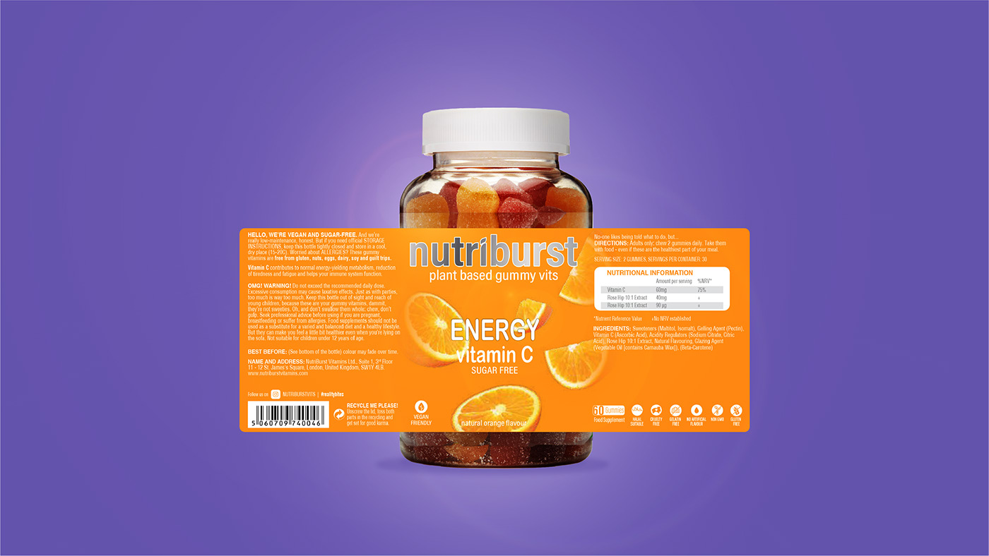 brand identity branding  design gummies Label multivitamin Packaging packagingdesign vitamin vitamins and supplements