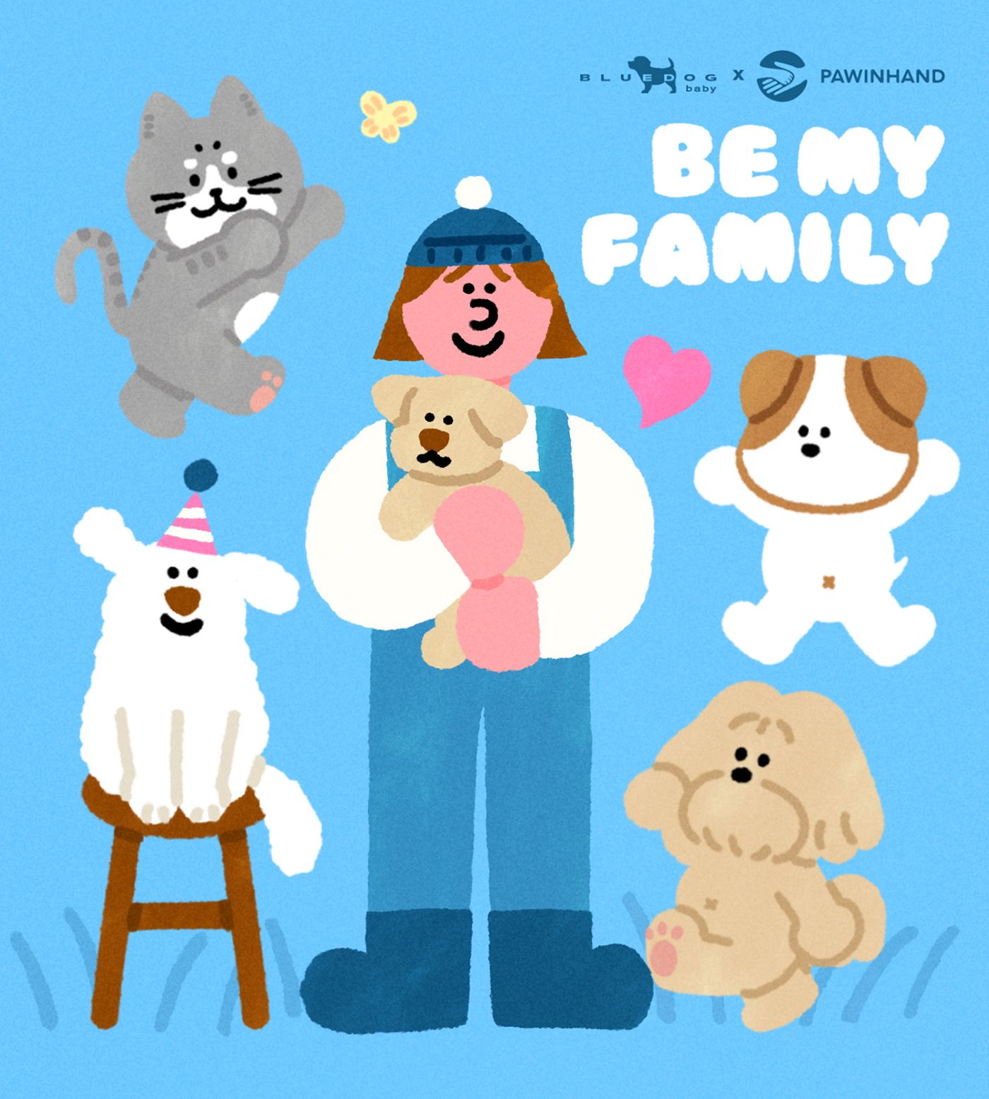 dog Pet puppy Cat ILLUSTRATION  Illustrator doodle sketch digital illustration Character design 
