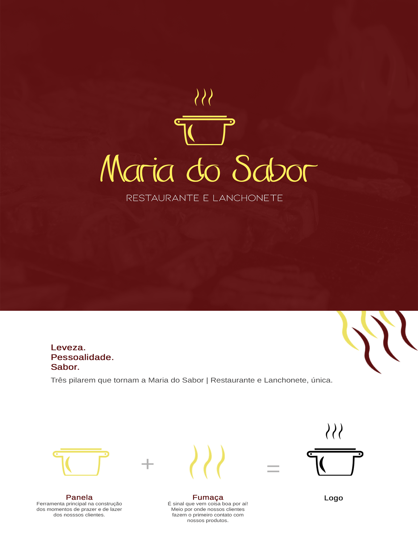 bar branding  identidade visual Lanchonete restaurante Sabor brand design de marcas